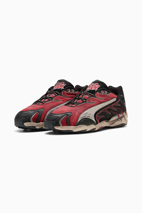 PUMA x A$AP ROCKY Inhale Distressed Sneakers Unisex, PUMA Black-Pop Red, extralarge