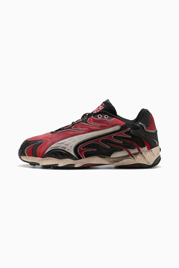 PUMA x A$AP ROCKY Inhale Distressed Sneakers Unisex, PUMA Black-Pop Red, extralarge