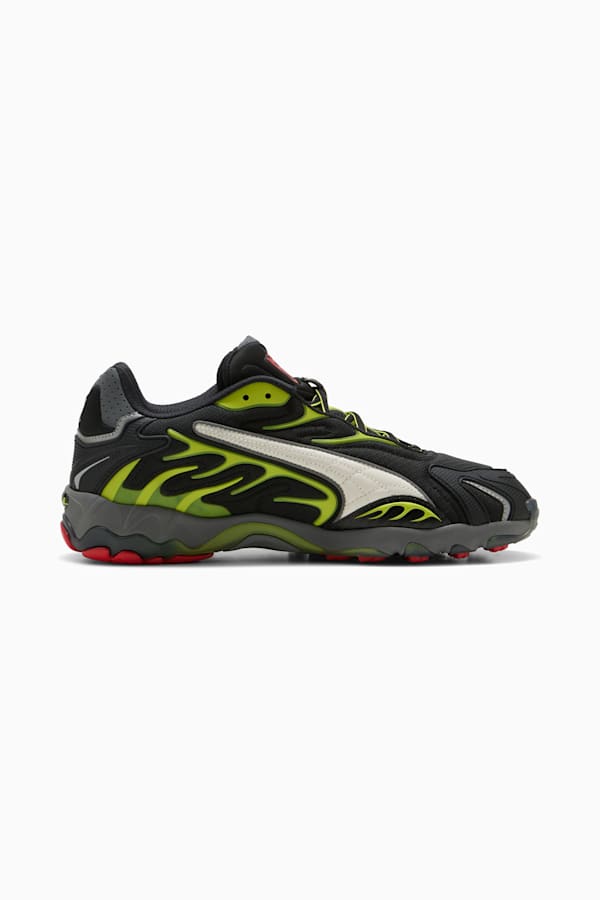 A$AP ROCKY x PUMA Inhale Mesh Sneakers, PUMA Black-Warm White-Lime Pow, extralarge