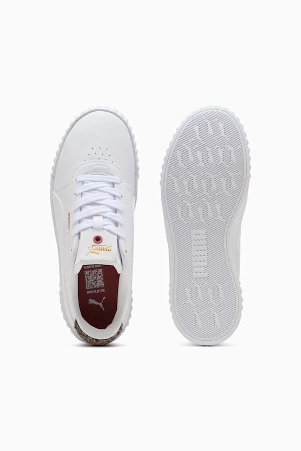 Carina 3.0 Animal Flair Sneakers Women, PUMA White-PUMA Gold, extralarge-GBR