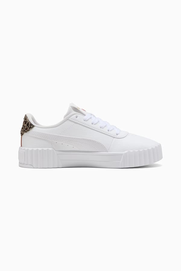 Carina 3.0 Animal Flair Sneakers Women, PUMA White-PUMA Gold, extralarge-GBR