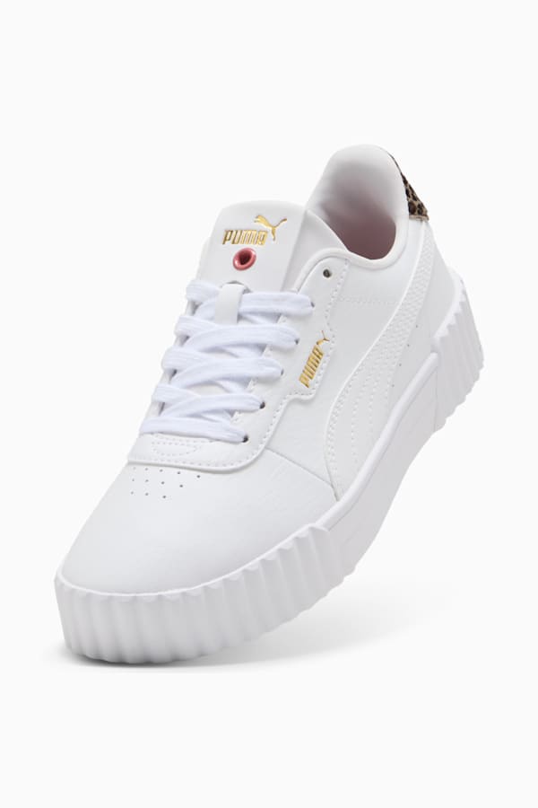 Carina 3.0 Animal Flair Sneakers Women, PUMA White-PUMA Gold, extralarge-GBR