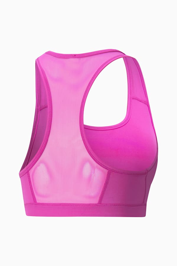 Mid Impact 4Keeps Training Bra, Deep Orchid-Puma Black-CAT, extralarge