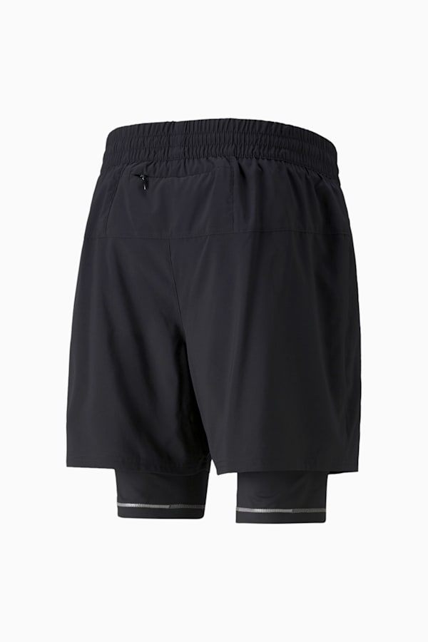 Graphic 2-In-1 5” Men’s Running Shorts, Puma Black-Puma Black, extralarge