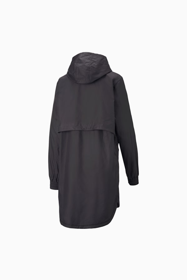 Black hooded rain coat clearance