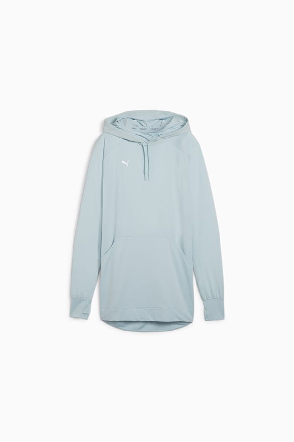 Modest Activewear Training Hoodie Women, Turquoise Surf, extralarge