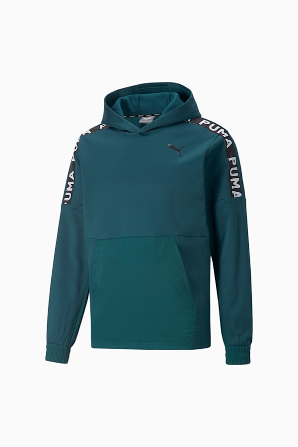 Fit PWRFleece Training Hoodie Men, Varsity Green, extralarge