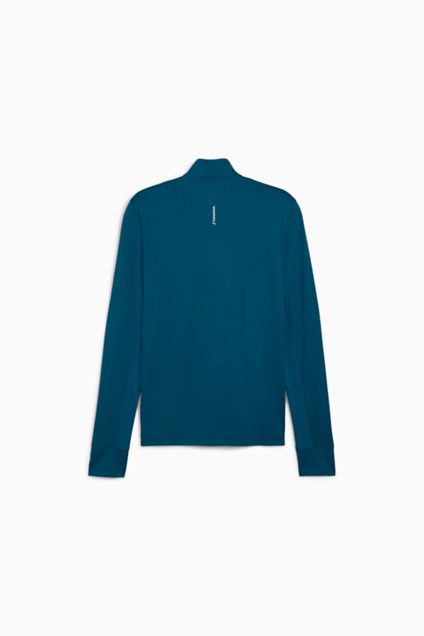 Run Favourite Quarter-Zip Running Top Men, Ocean Tropic, extralarge