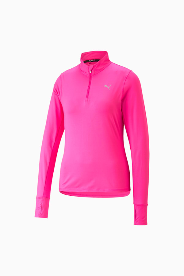 RUN FAVOURITE Quarter-Zip Running Top Women, Ravish, extralarge