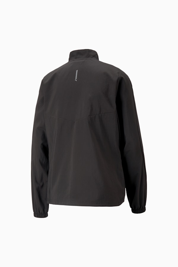 RUN FAVOURITE Woven Running Jacket Women, PUMA Black, extralarge