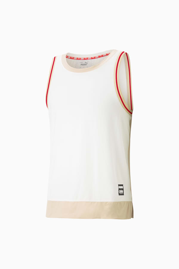 PUMA x CIELE Men's Running Singlet, Frosted Ivory-Granola, extralarge-GBR