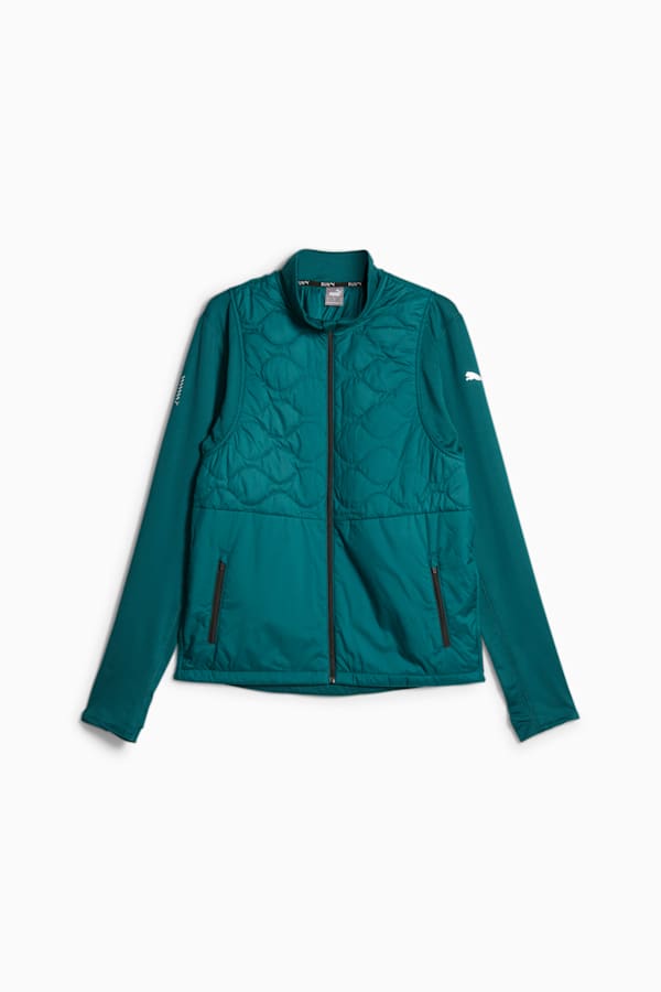 RUN CLOUDSPUN WRMLBL Men's Running Jacket, Malachite, extralarge