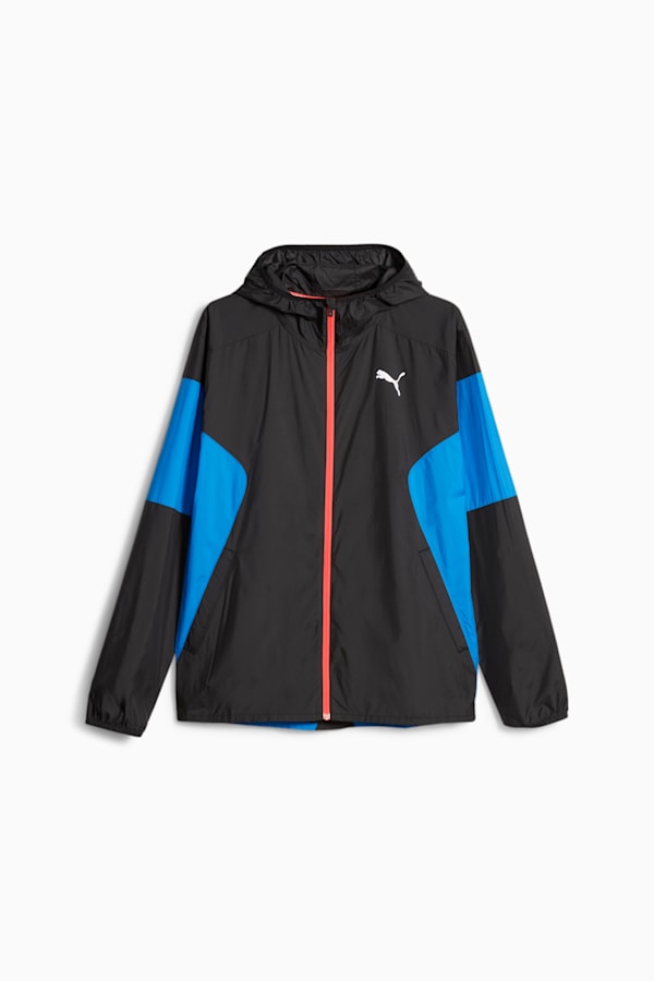 Lightweight Running Jacket Men, PUMA Black-Ultra Blue, extralarge-GBR