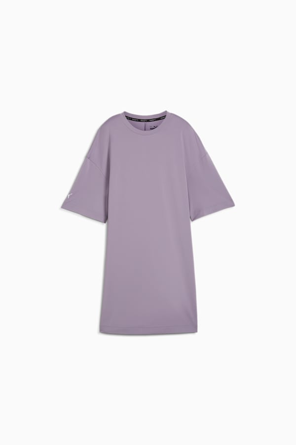 Modest Women's Oversized Training Tee, Pale Plum, extralarge