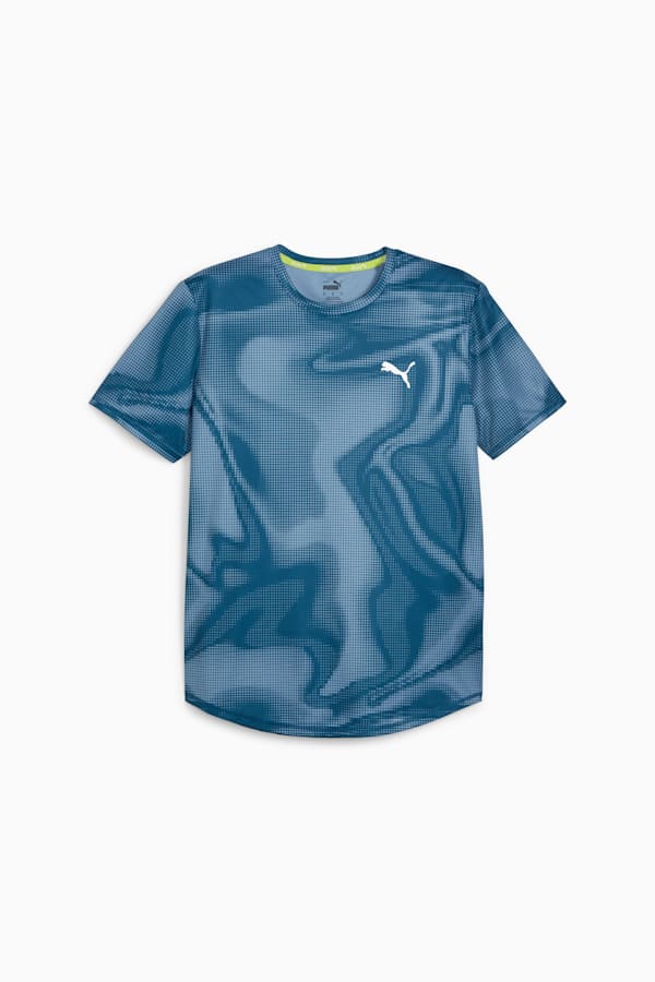 Run Favourite Men's Tee, Ocean Tropic-print, extralarge-GBR