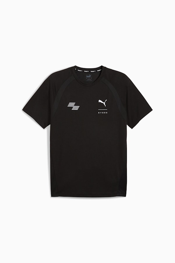 PUMA x HYROX Triblend Training Tee Men, PUMA Black, extralarge