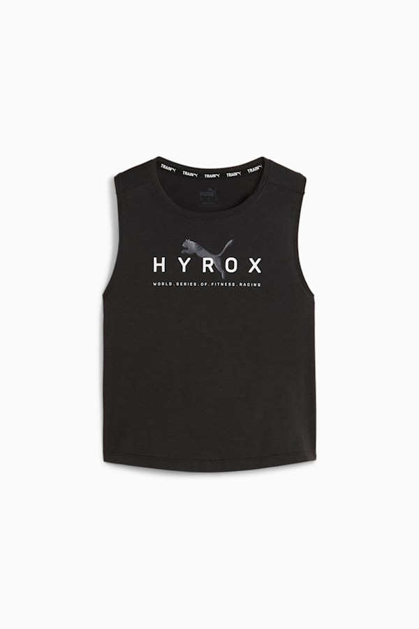PUMA x HYROX Fit Triblend Training Tank Top Women, PUMA Black, extralarge