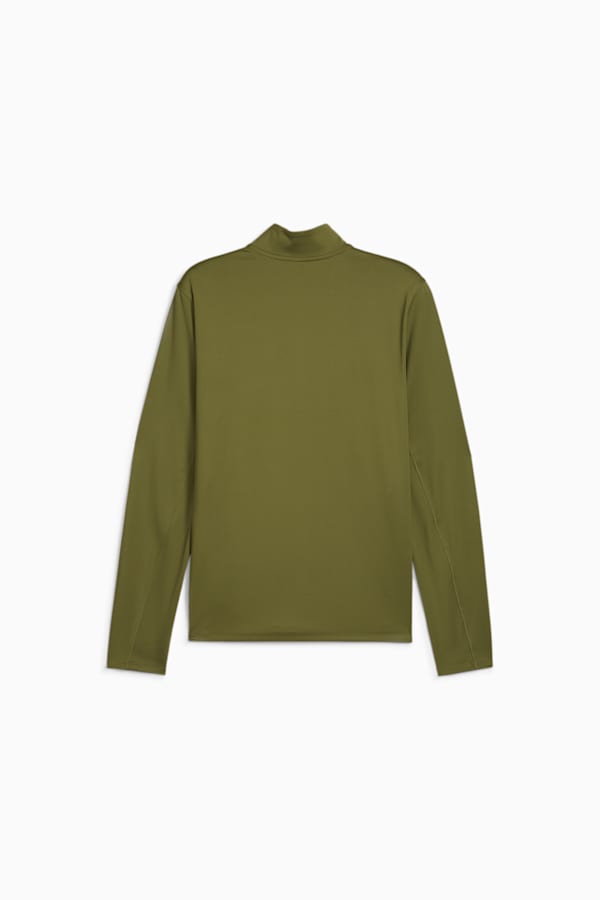 PUMA FIT Polyspan Quarter Zip Men's Pullover, Olive Green, extralarge-GBR