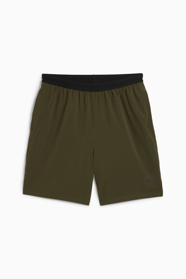 ENERGY 7-Stretch Woven Shorts Men, Dark Olive, extralarge-GBR