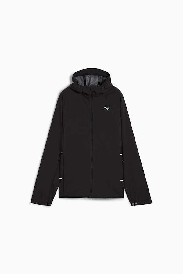 PUMA RUN Rain Jacket Women, PUMA Black, extralarge