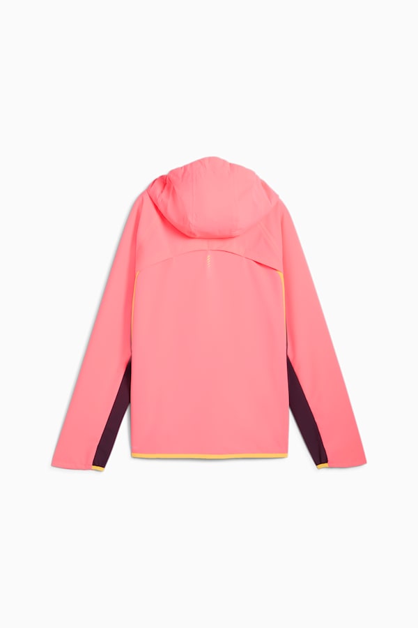 PUMA RUN Rain Jacket Women, Sunset Glow, extralarge