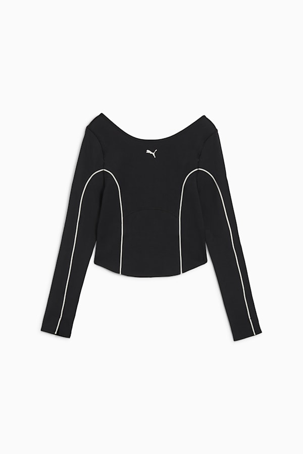 CLOUDSPUN Long Sleeve Top Women, PUMA Black, extralarge-GBR