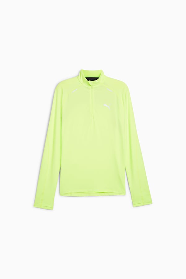PUMA RUN CLOUDSPUN Quarter-Zip Top Men, Fizzy Apple, extralarge-GBR