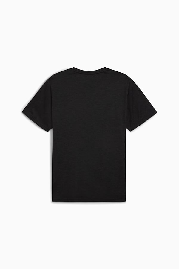 TAD ESSENTIALS Heather Cat Tee Men, PUMA Black Heather, extralarge