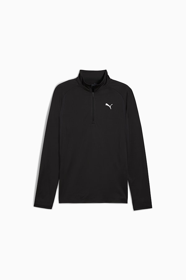 TAD TECH Fabric Mix 1/4 Zip Men, PUMA Black, extralarge