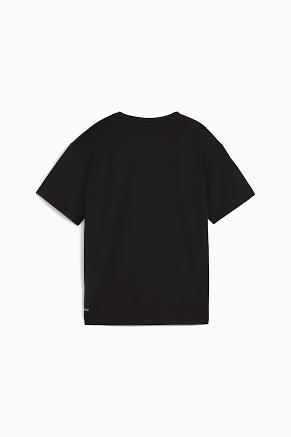 Train All Day Essentials Cat Logo Tee Youth, Puma Black, extralarge-GBR