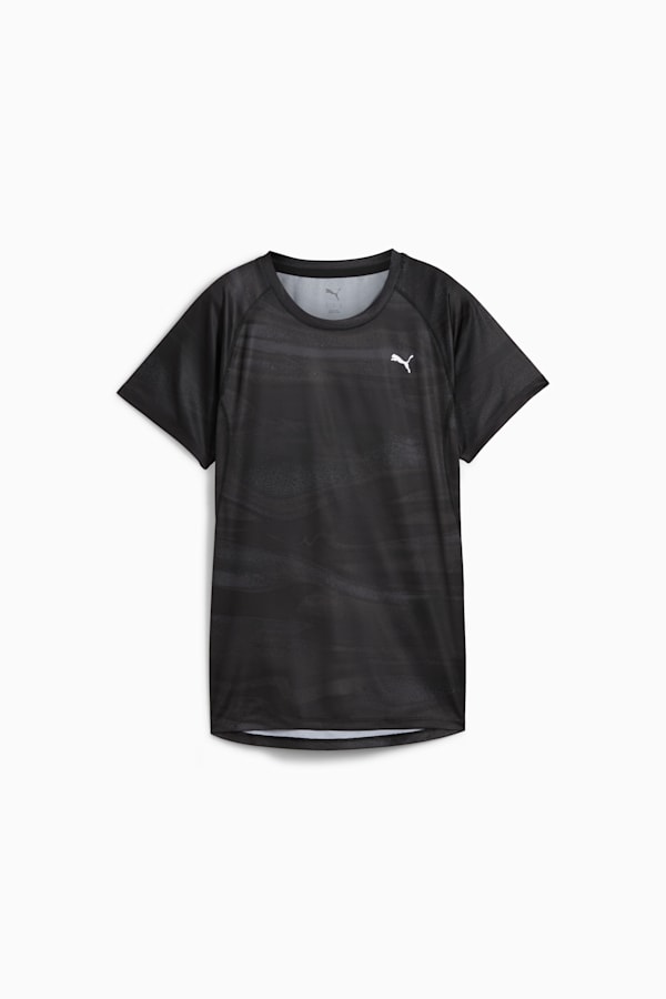 VELOCITY All-Over-Print Running Tee Women, PUMA Black, extralarge