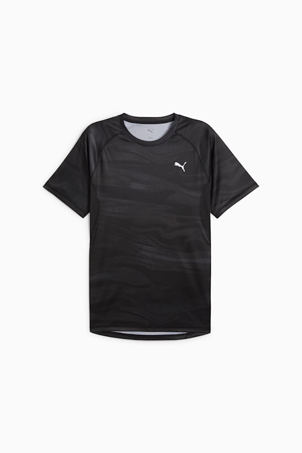 VELOCITY All-Over Print Running Tee Men, PUMA Black, extralarge