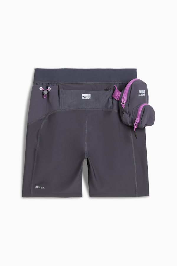 SEASONS Trail Running Tight Shorts Women, Galactic Gray, extralarge