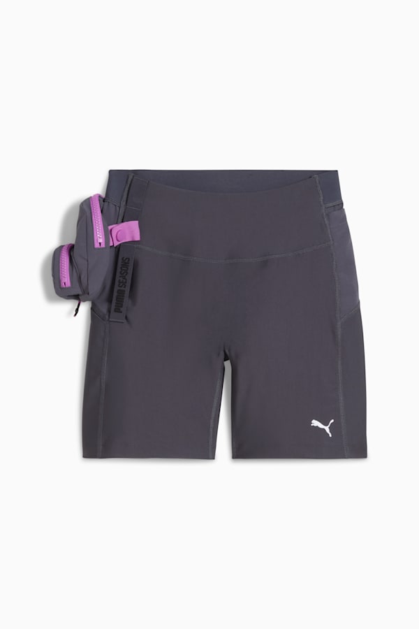 SEASONS Trail Running Tight Shorts Women, Galactic Gray, extralarge