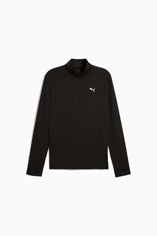 VELOCITY CLOUDSPUN Running Quarter-Zip Top Men, PUMA Black, extralarge