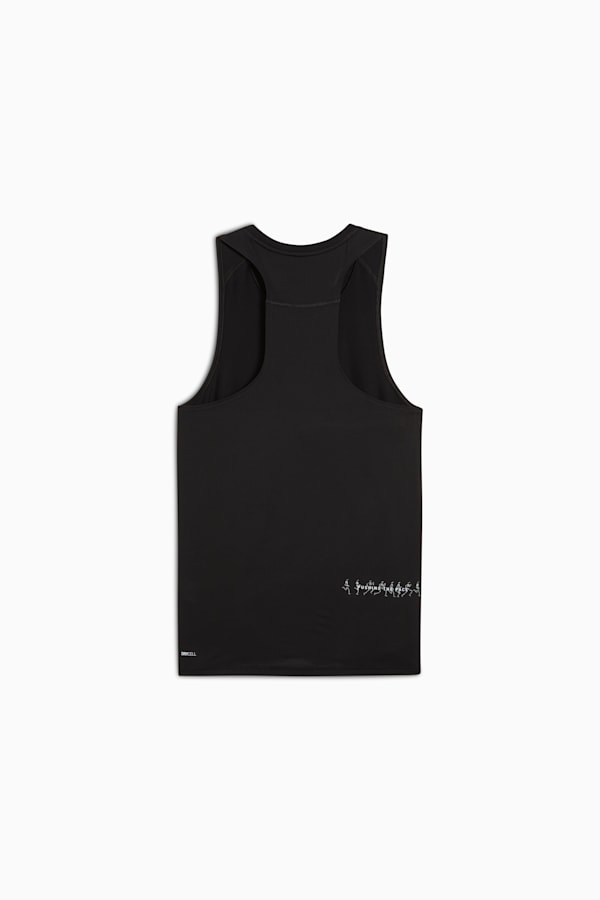 Graphic Mesh Running Singlet Men, PUMA Black, extralarge