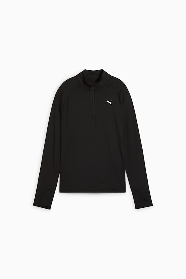 RUN VELOCITY CLOUDSPUN Quarter-Zip Top Women, PUMA Black, extralarge