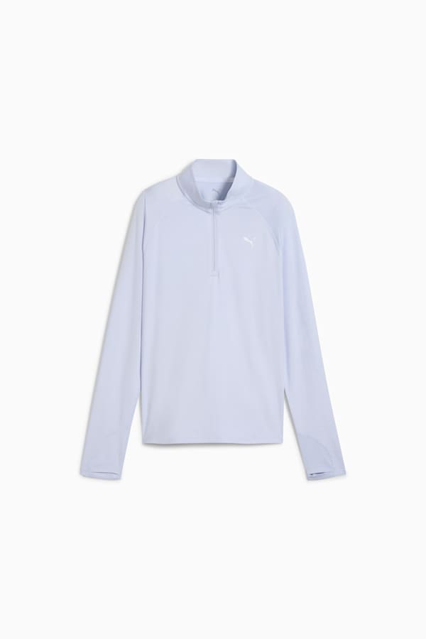 RUN VELOCITY CLOUDSPUN Quarter-Zip Top Women, Cool Weather-heather, extralarge