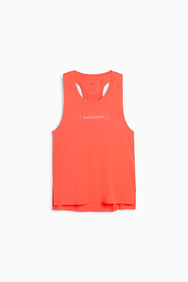 PUMA RUN GRAPHIC Mesh Singlet Women, Glowing Red, extralarge