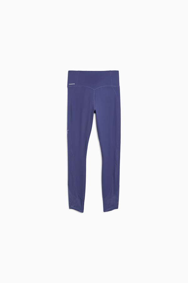 CLOUDSPUN Soft Mesh High-Waisted 7/8 Tights Women, Blue Crystal, extralarge