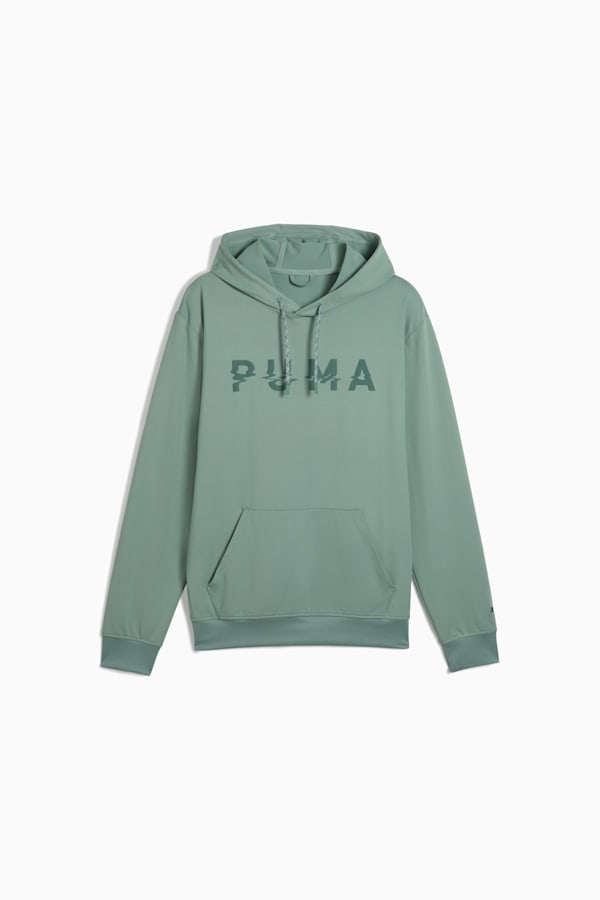 CLOUDSPUN Branded Hoodie Men, Green Moon, extralarge