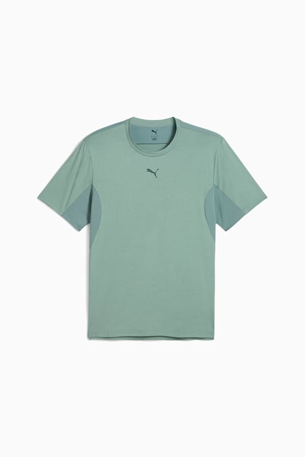 CLOUDSPUN Soft Breathable Tee Men, Green Moon Heather, extralarge