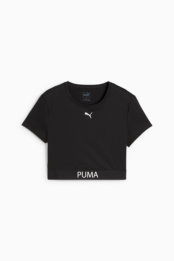 PUMA STRONG Crop Tee Women, PUMA Black, extralarge