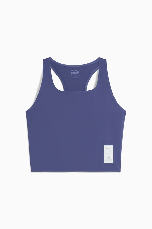 PUMA x SAYSKY Running Crop Top Women, Blue Crystal, extralarge