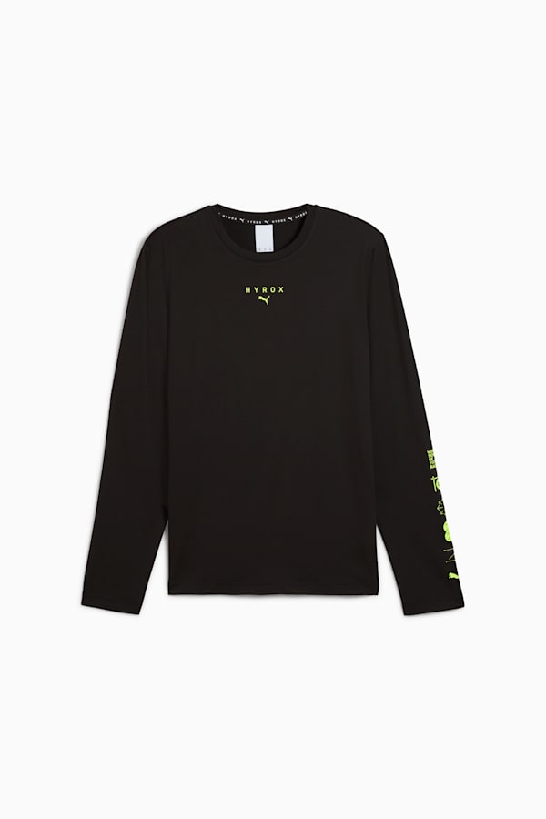 PUMA x HYROX CLOUDSPUN Long-Sleeve Tee Men, PUMA Black, extralarge