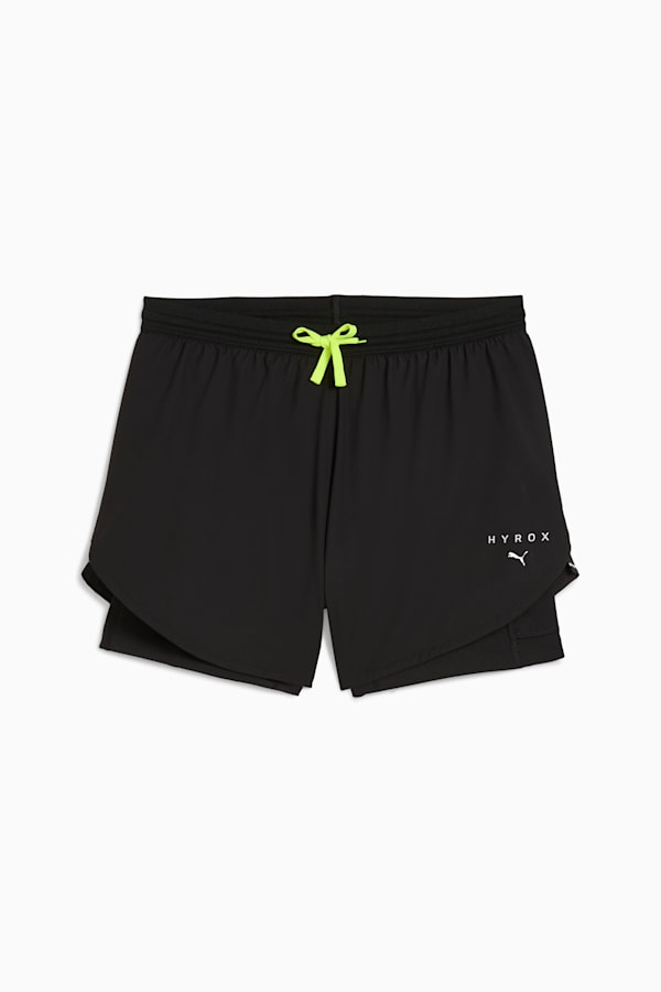 PUMA x HYROX ULTRAWEAVE 2-in-1 Shorts Women, PUMA Black, extralarge