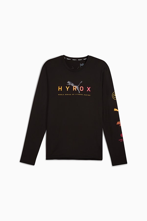 PUMA x HYROX Run Long Sleeve Tee Men, PUMA Black, extralarge