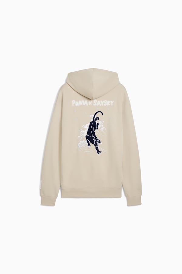 PUMA x SAYSKY Hoodie Unisex, Desert Dust, extralarge