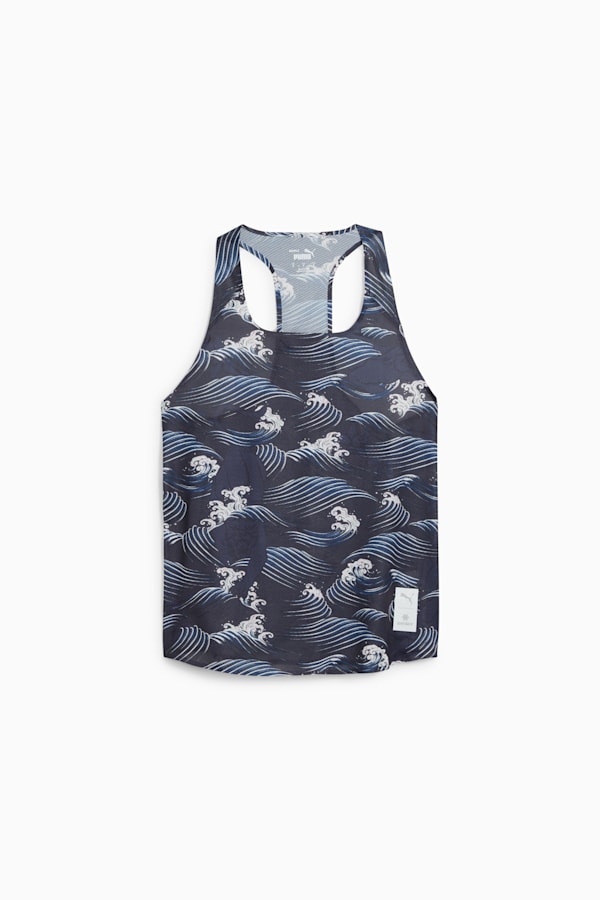 PUMA x SAYSKY Graphic Singlet Women, New Navy, extralarge