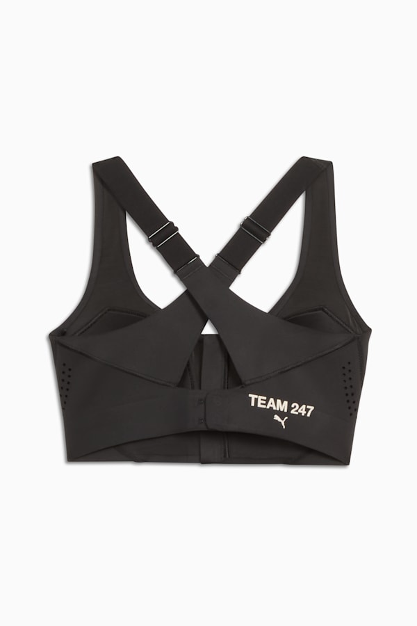 PUMA x REPRESENT 247 Zip Bra Women, PUMA Black, extralarge